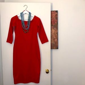 Zara Spring Summer 2017 Trafaluc Red Dress